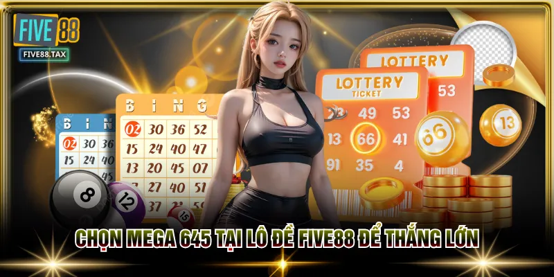 Chọn Mega 645 tại lô đề FIVE88 để thắng lớn